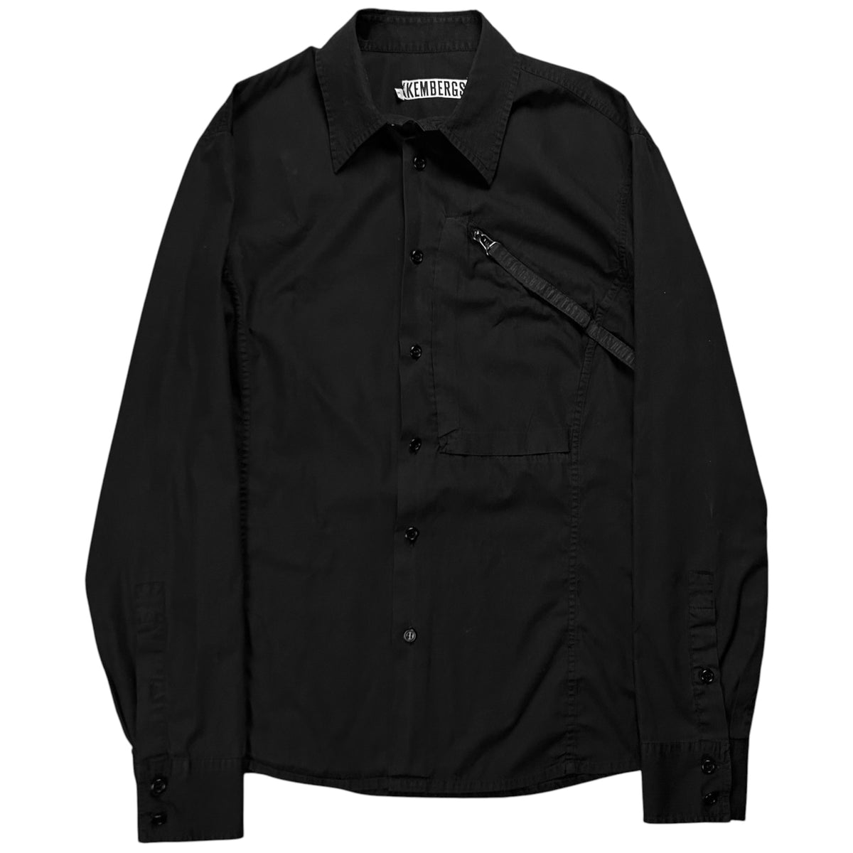 Dirk Bikkembergs Chest Zip Strap Shirt