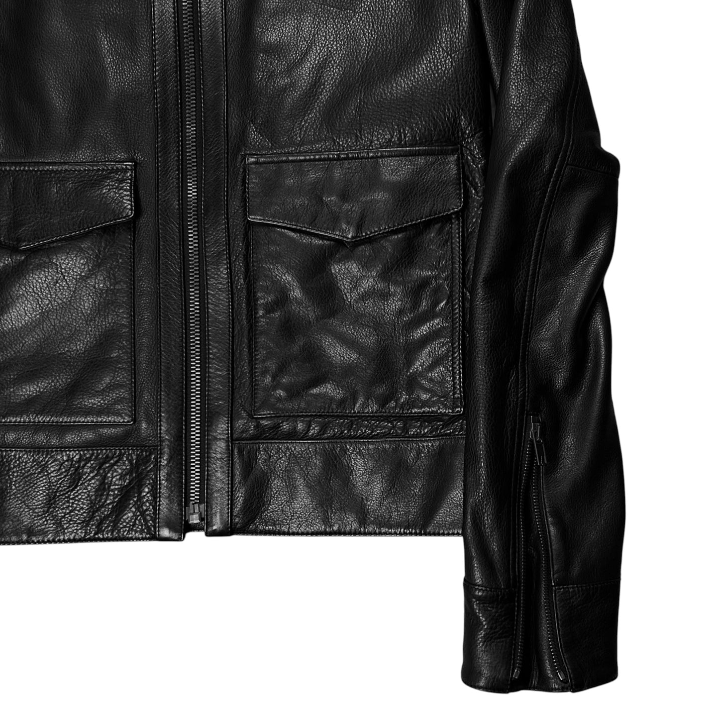Givenchy Moto Cafe Leather Jacket - AW13