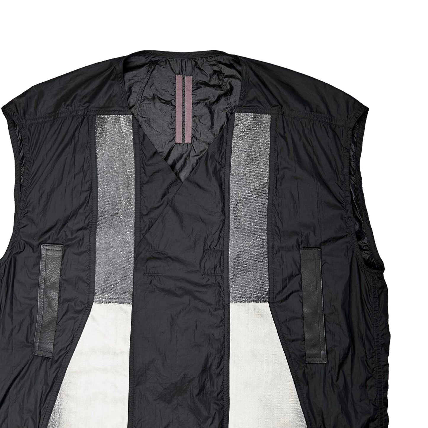 Rick Owens DRKSHDW Contrast Panel Cyclops Vest - SS16