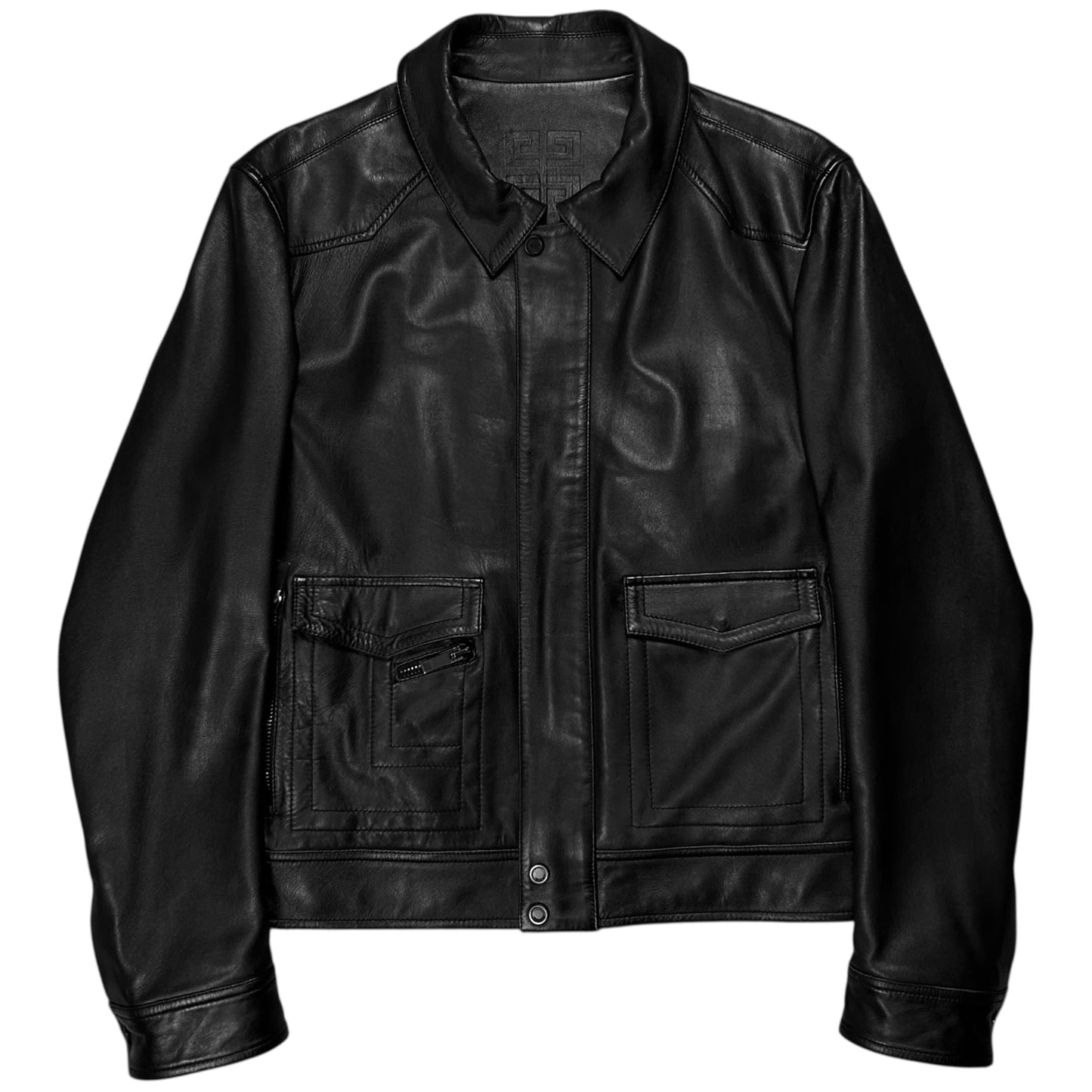 Givenchy Zip Pocket Leather Jacket - AW16