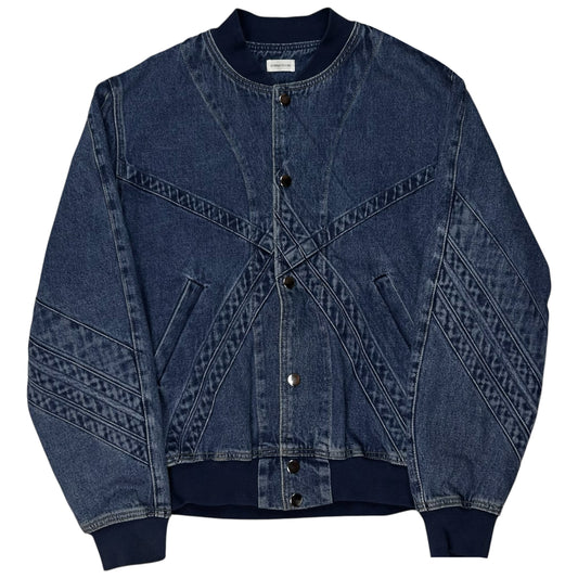 Stefan Cooke Quilted Denim Bomber Jacket - AW21