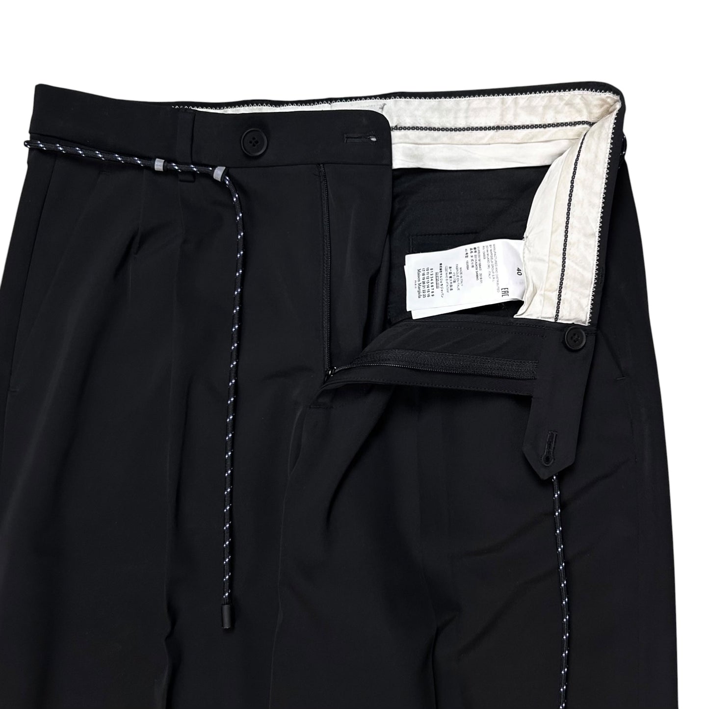 Maison Margiela Cord String Pleated Trousers - SS19