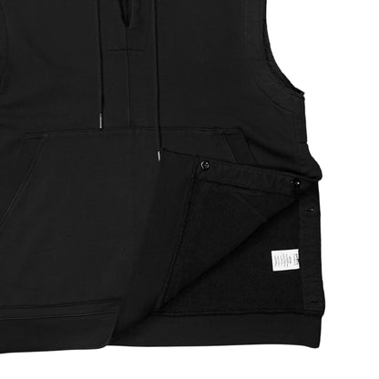 Dries Van Noten Hannema Side Buttoned Sleeveless Hoodie - AW24