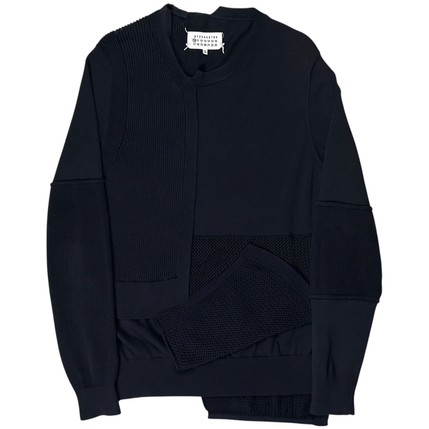 Maison Margiela Patchwork Dual Texture Sweater - SS16