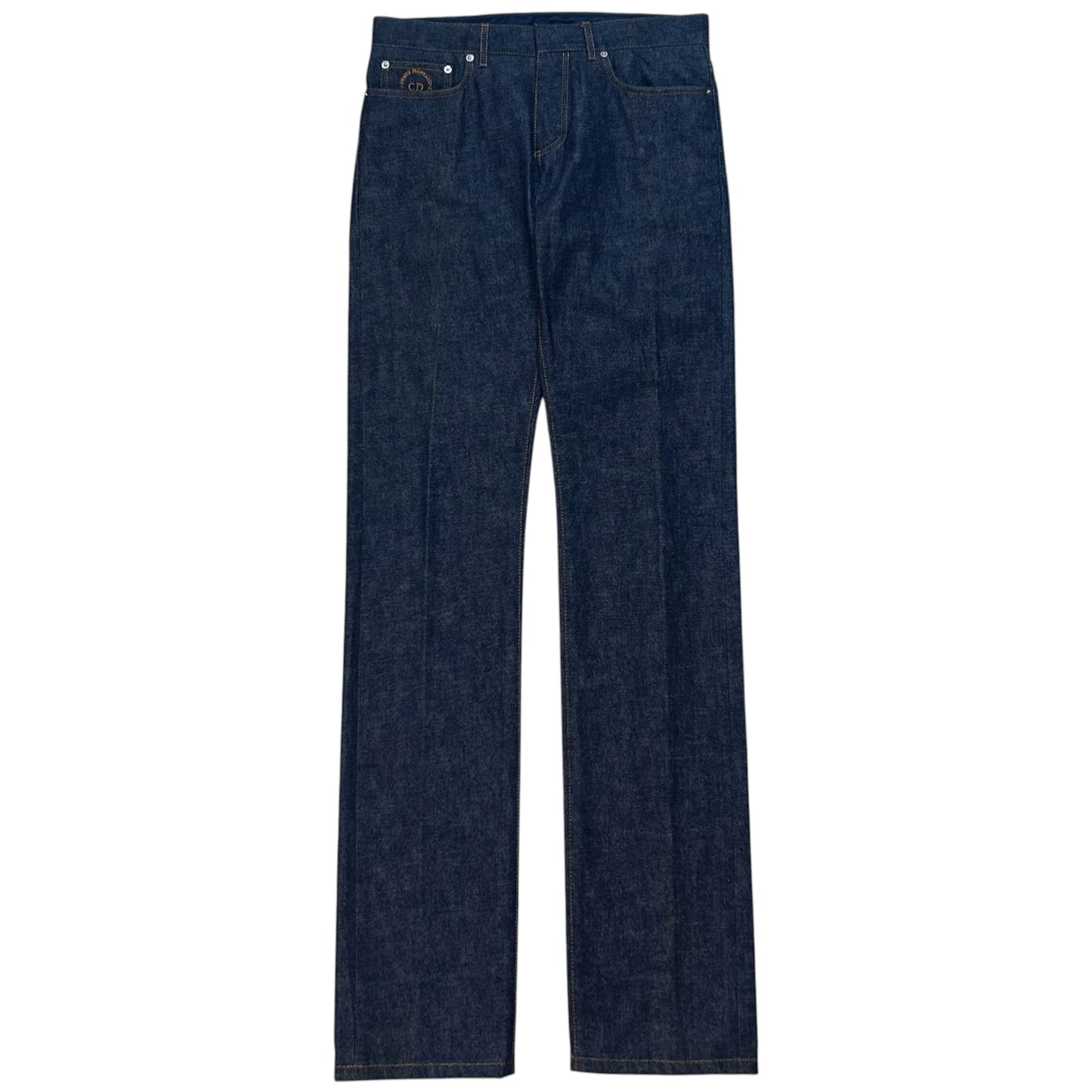 Dior Homme Pocket Embroidery Slim Raw Jeans - AW17