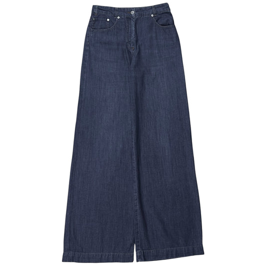 Dries Van Noten Wide Contrast Stitch Jeans