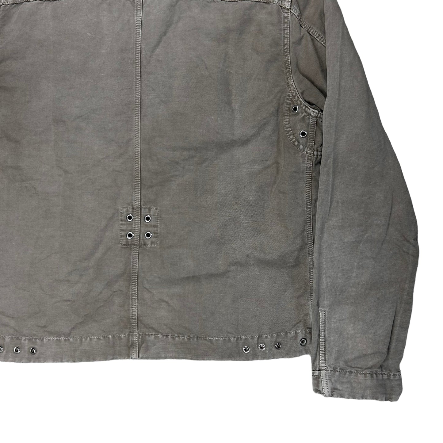 Prada Washed Eylet Work Jacket