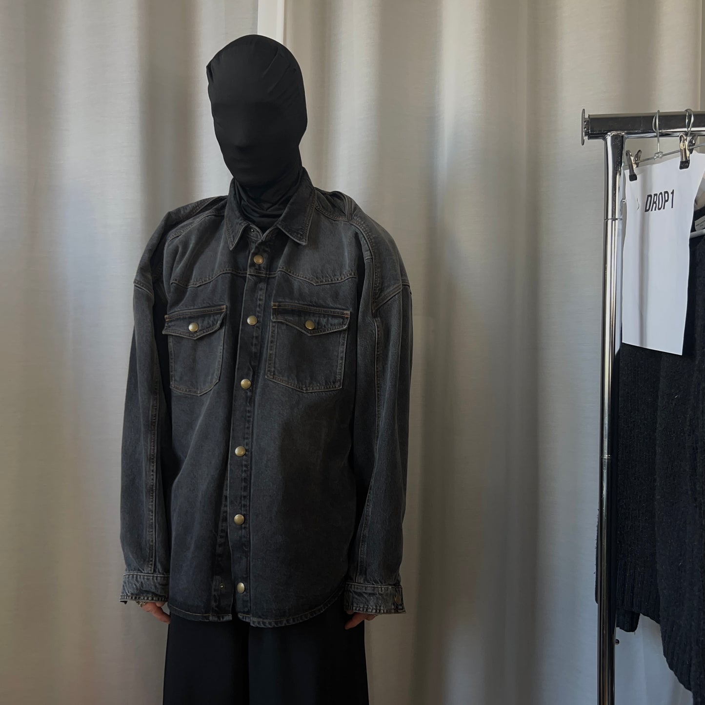 Y/Project Batwing Denim Shirt - AW17