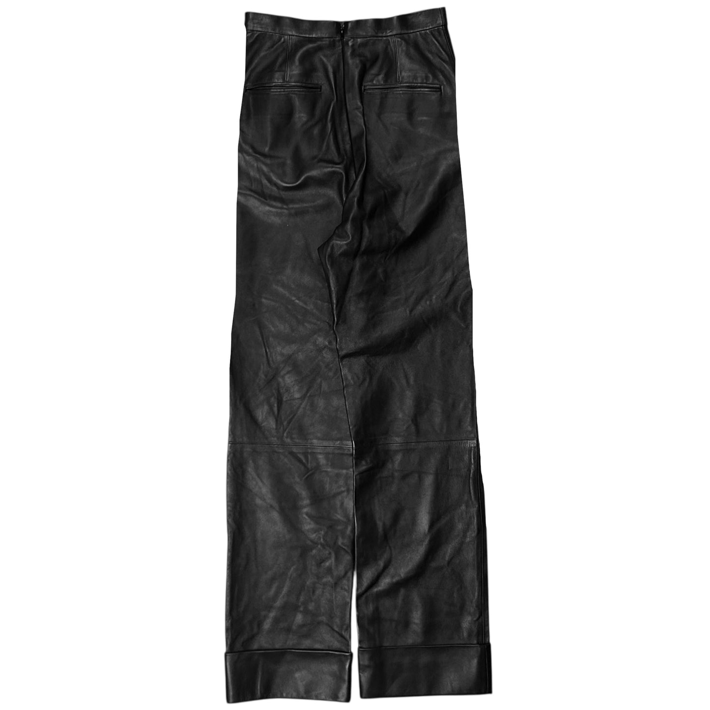 Balenciaga Dual Belted Leather Pants - AW11