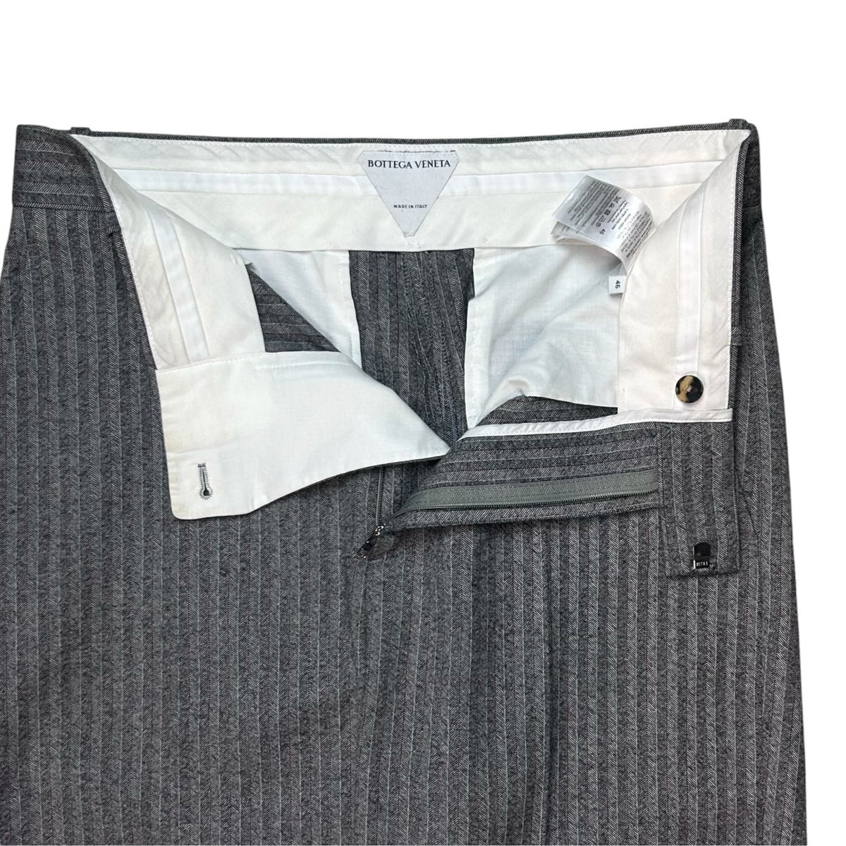 Bottega Veneta Flared Pinstripe Trousers - AW20