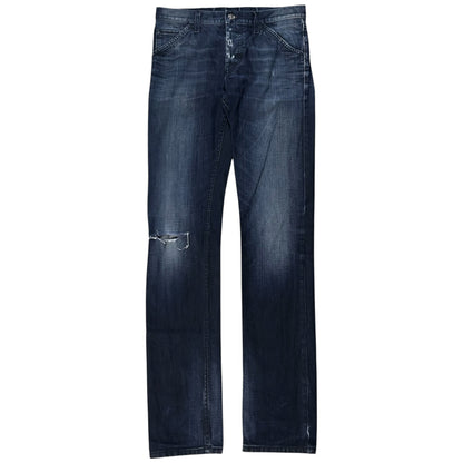 Gucci By Frida Giannini Blow Out Dark Wash Skinny Jeans - 2010s