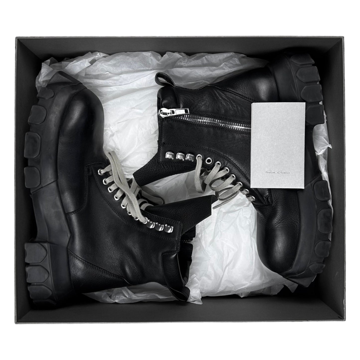 Rick Owens Army Bozo Tractor Boots - AW21