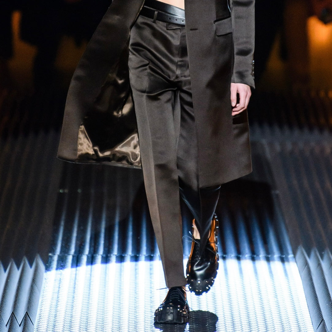 Prada Studded Tyre Derbies - AW19