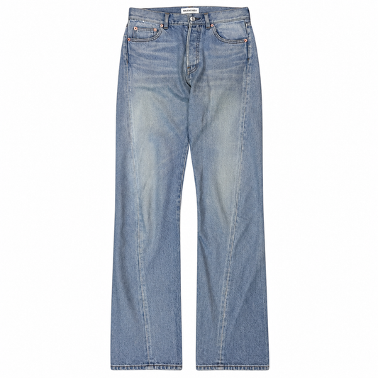 Balenciaga Flared Twisted Seam Jeans - SS18