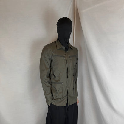 Jil Sander Strapped Multi Zip Cargo Shirt - 00s