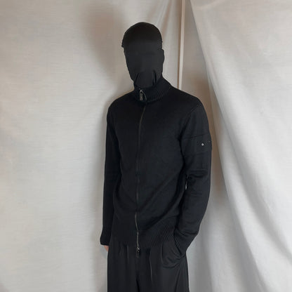 Dirk Bikkembergs Shoulder Stud Zip Sweater - AW09