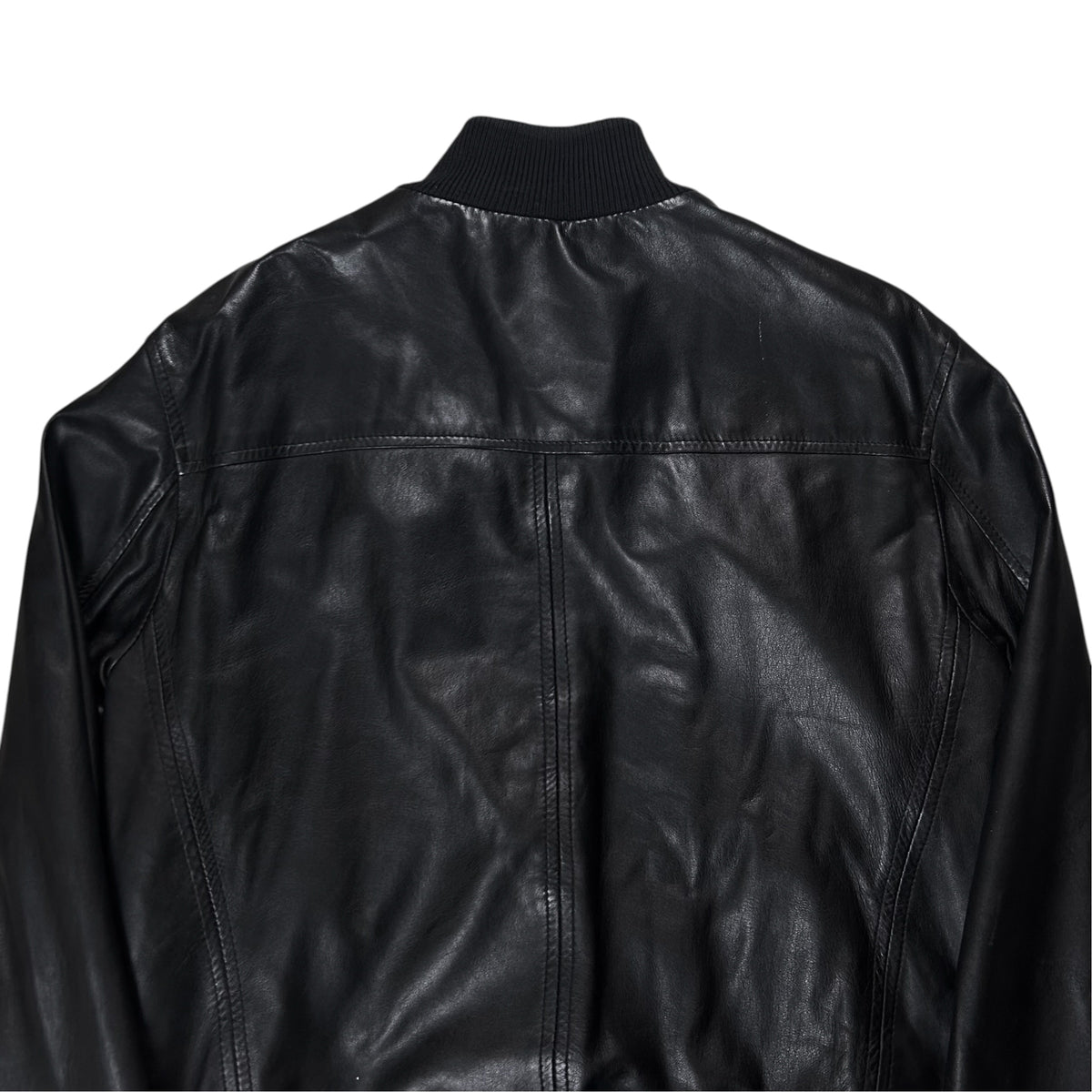 Dirk Bikkembergs Stealth Sheep Leather Bomber Jacket - AW12