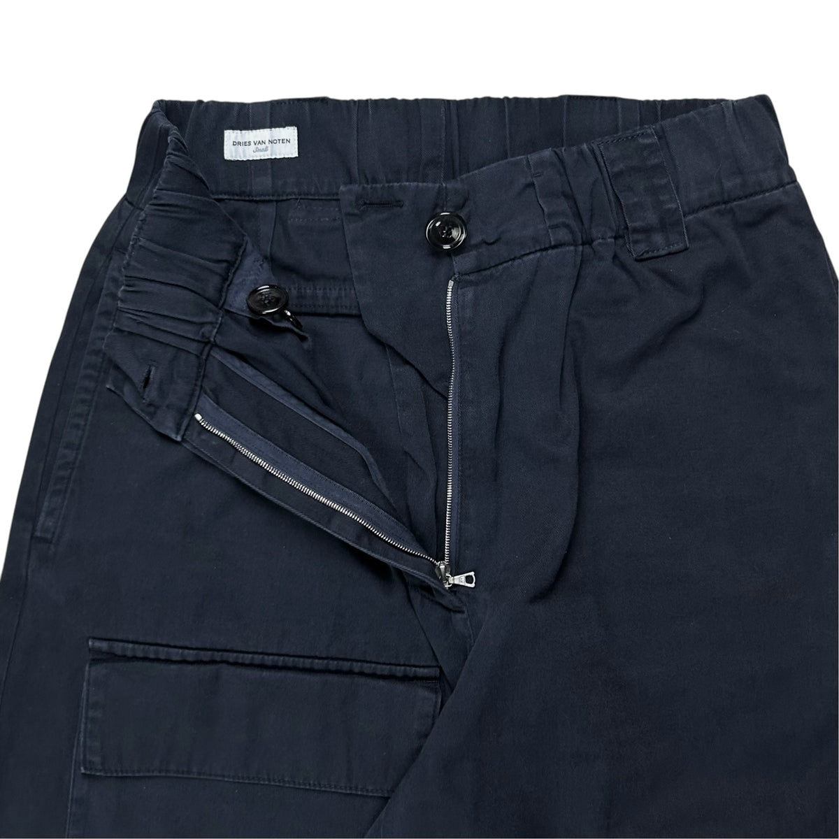 Dries Van Noten Wide Elastic Cargo Pants - SS23