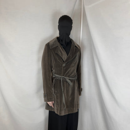 Jil Sander Dual Belted Velour Blazer - SS02