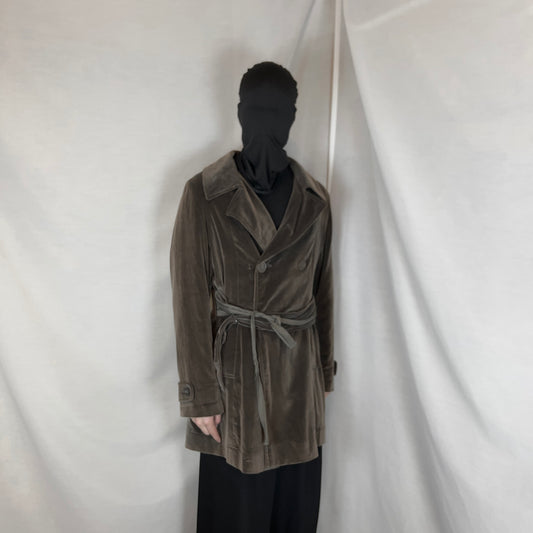 Jil Sander Dual Belted Velour Blazer - SS02