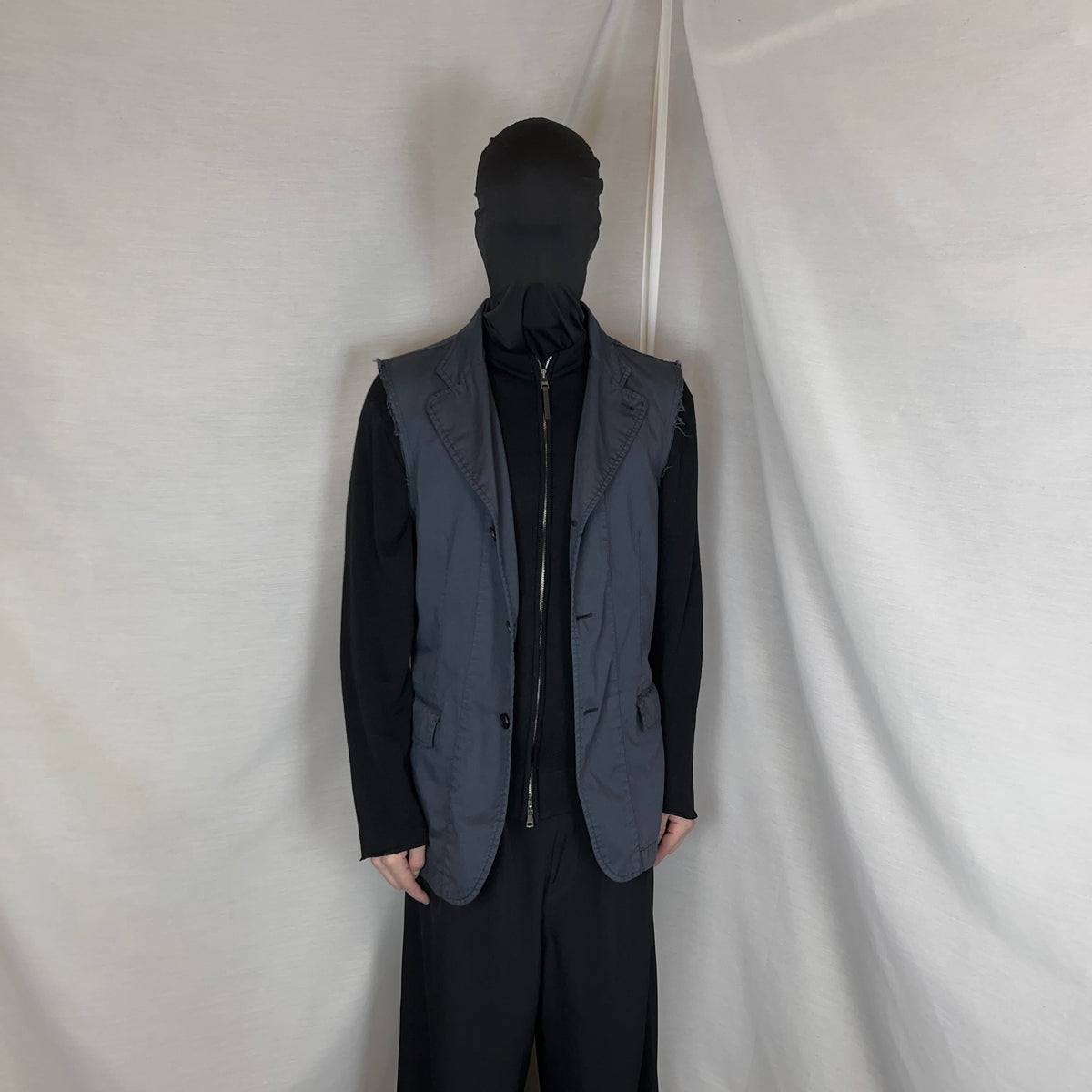 Comme des Garcons Shirt Overdyed Raw Blazer Vest - SS04