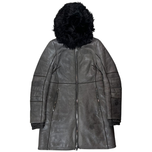 Prada Alpaca Fur Hood Shearling Coat - AW08
