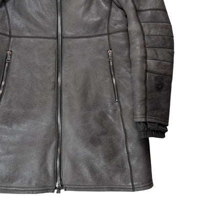 Prada Alpaca Fur Hood Shearling Coat - AW08