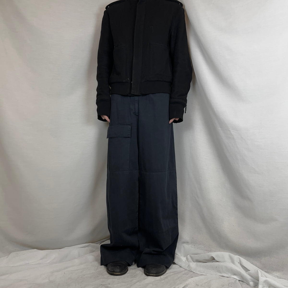 Dries Van Noten Wide Elastic Cargo Pants - SS23