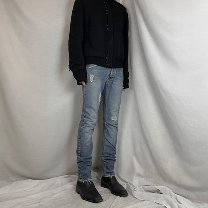 Pierre Balmain Distressed Rework Skinny Jeans - SS13