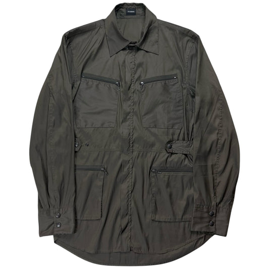 Jil Sander Strapped Multi Zip Cargo Shirt - 00s