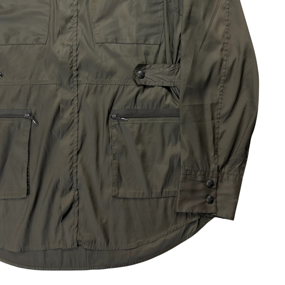 Jil Sander Strapped Multi Zip Cargo Shirt - 00s