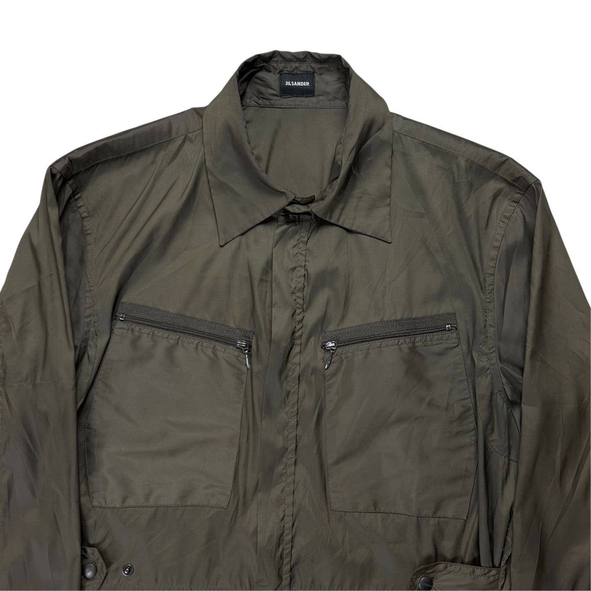 Jil Sander Strapped Multi Zip Cargo Shirt - 00s
