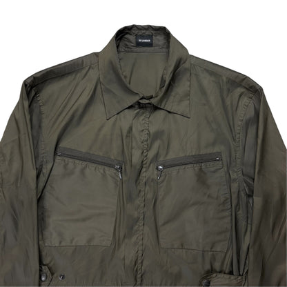 Jil Sander Strapped Multi Zip Cargo Shirt - 00s