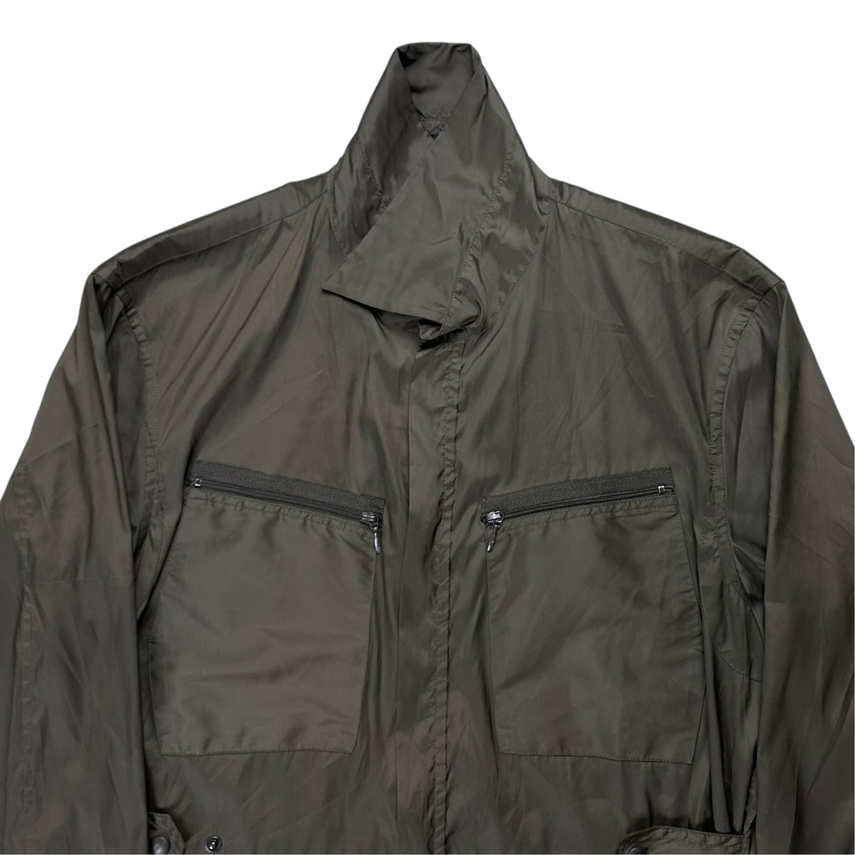 Jil Sander Strapped Multi Zip Cargo Shirt - 00s
