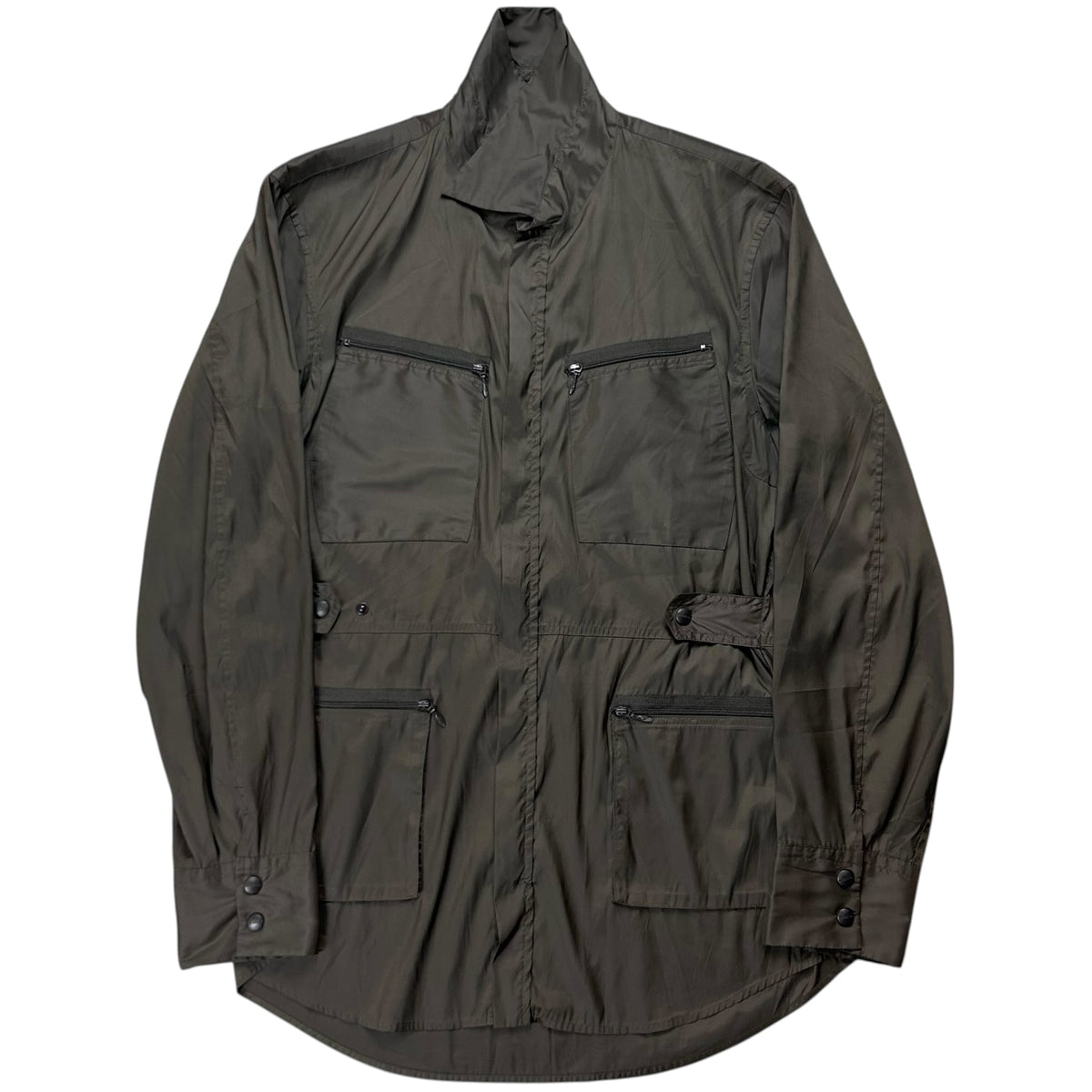 Jil Sander Strapped Multi Zip Cargo Shirt - 00s