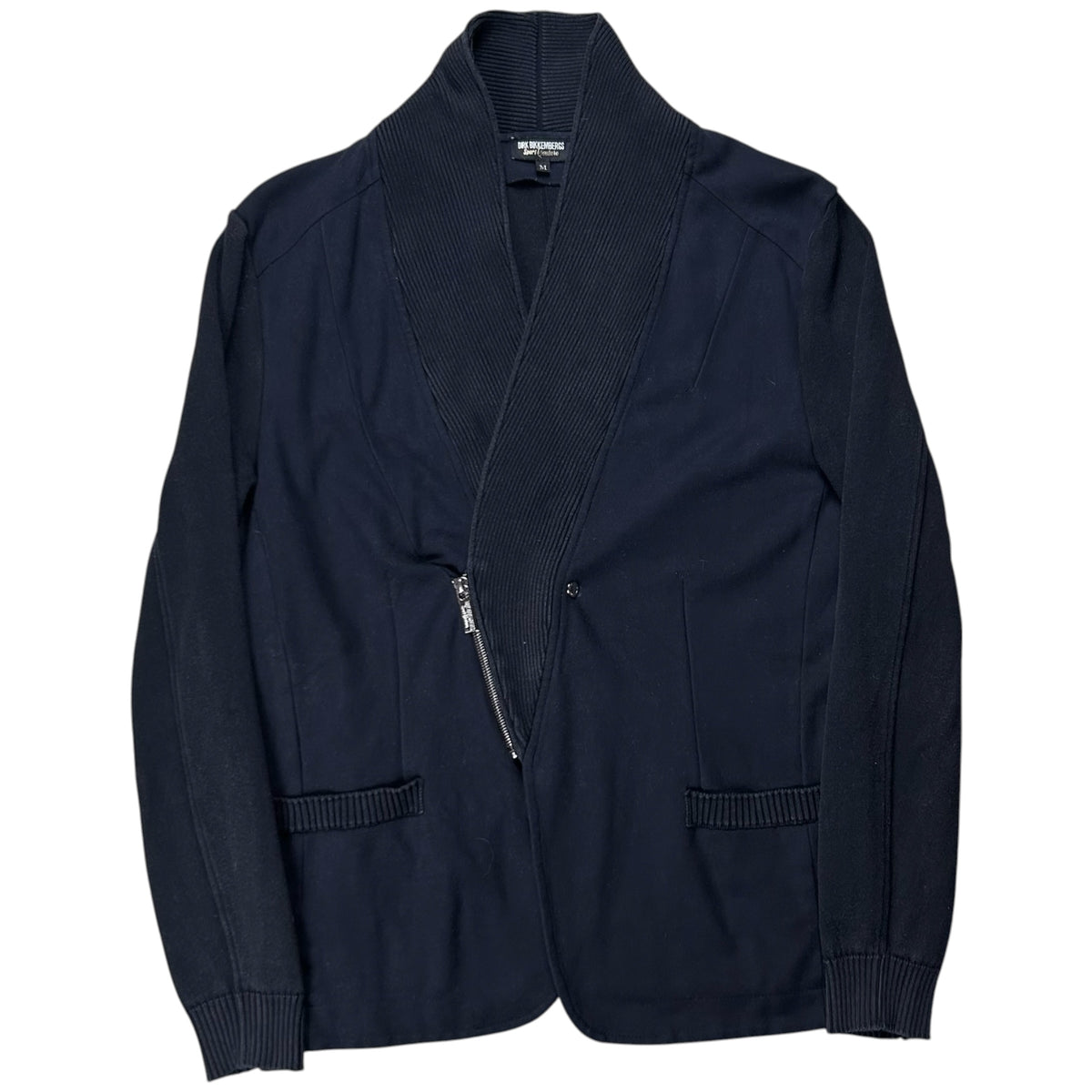 Dirk Bikkembergs Asymmetric Zip Cardigan - SS11