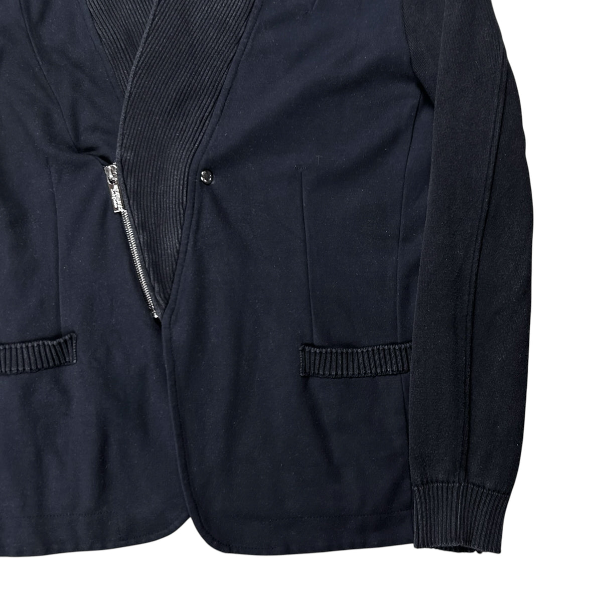 Dirk Bikkembergs Asymmetric Zip Cardigan - SS11
