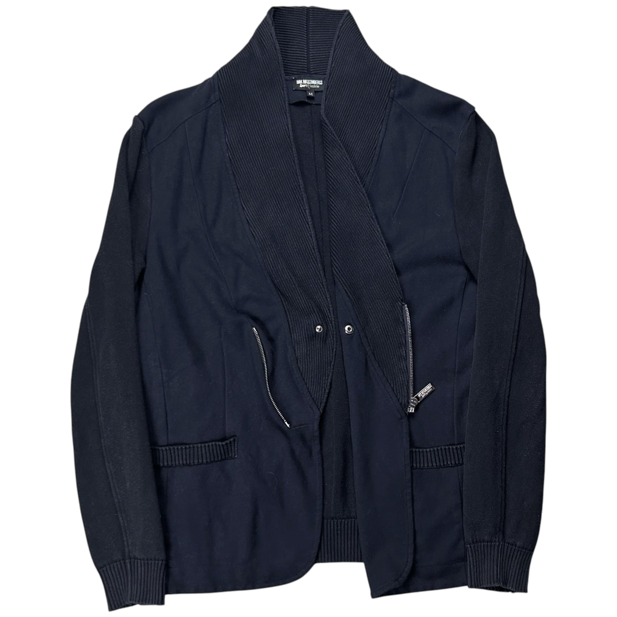 Dirk Bikkembergs Asymmetric Zip Cardigan - SS11