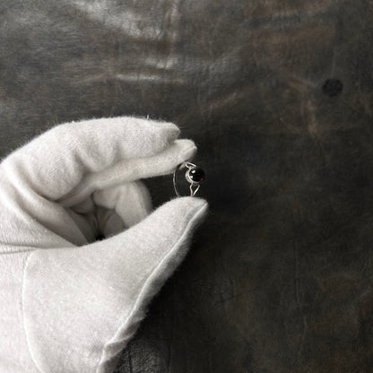 Captured Gamet Stone Ring