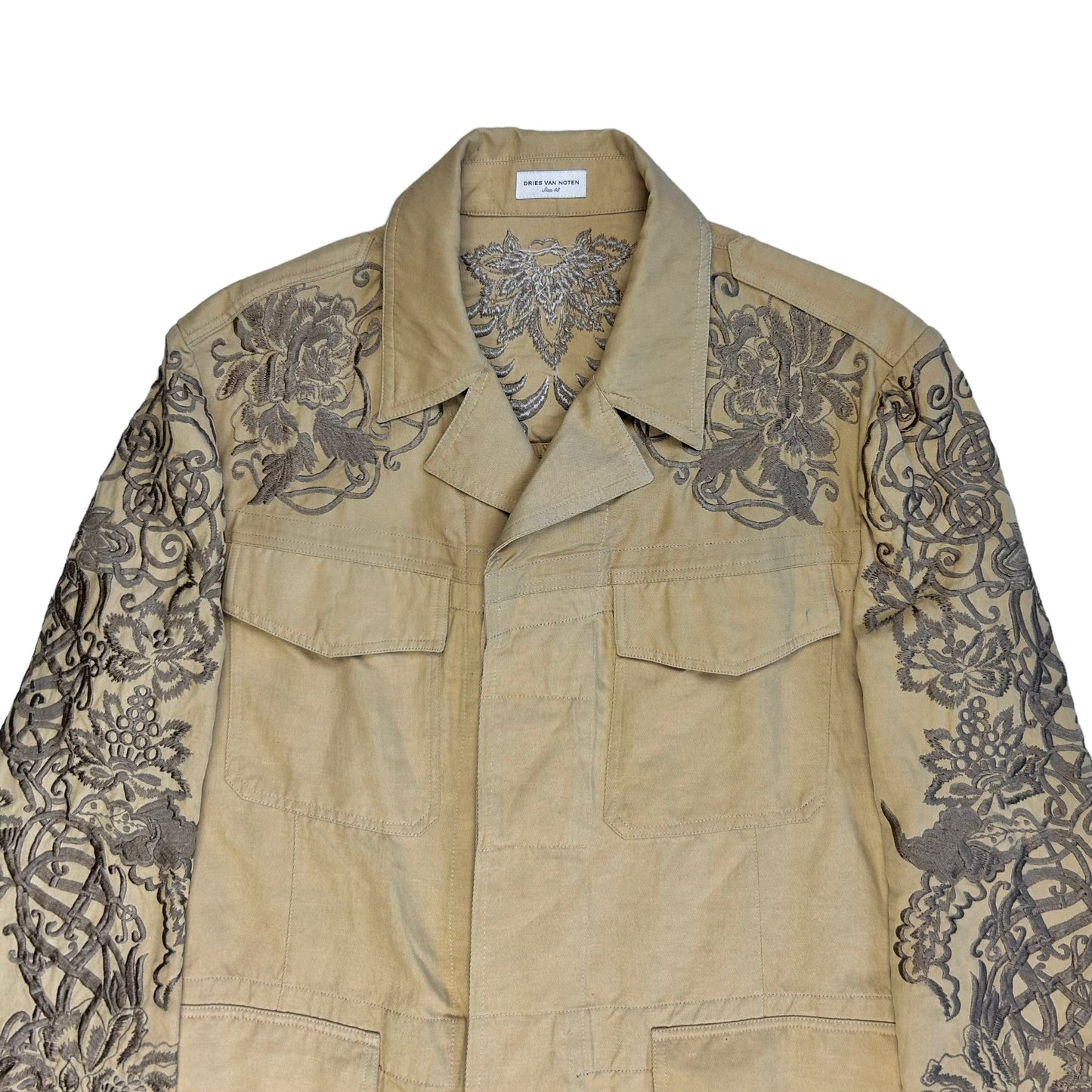 Dries Van Noten Embroidered Safari Jacket - SS18