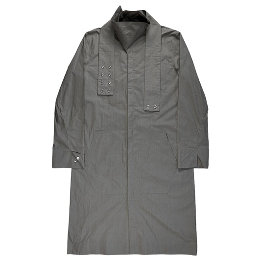 Rick Owens Detachable Scarf Sample Lab Coat