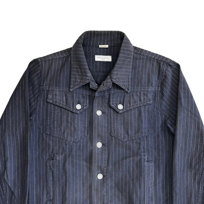 Dries Van Noten Pinstripe Trucker Jacket