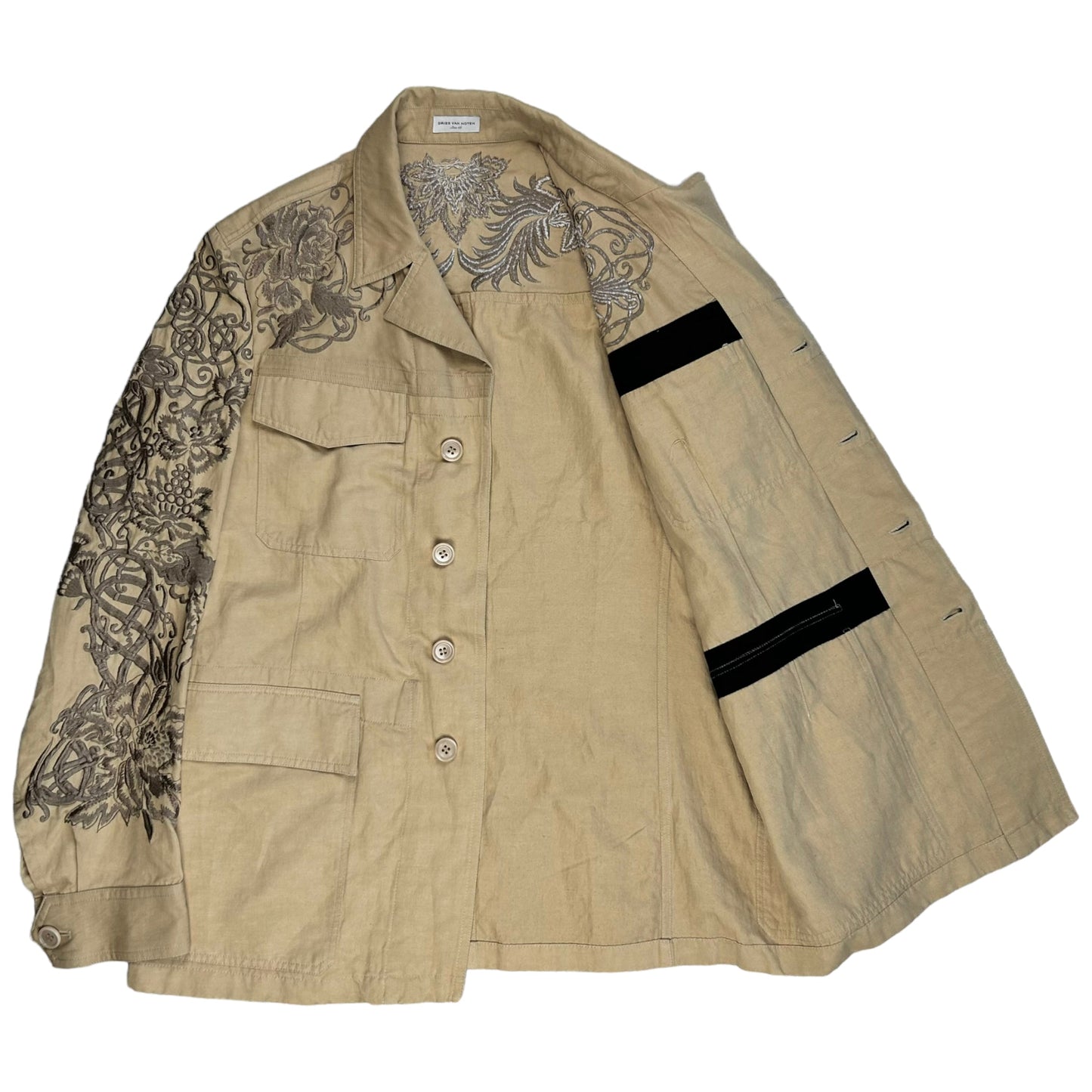 Dries Van Noten Embroidered Safari Jacket - SS18