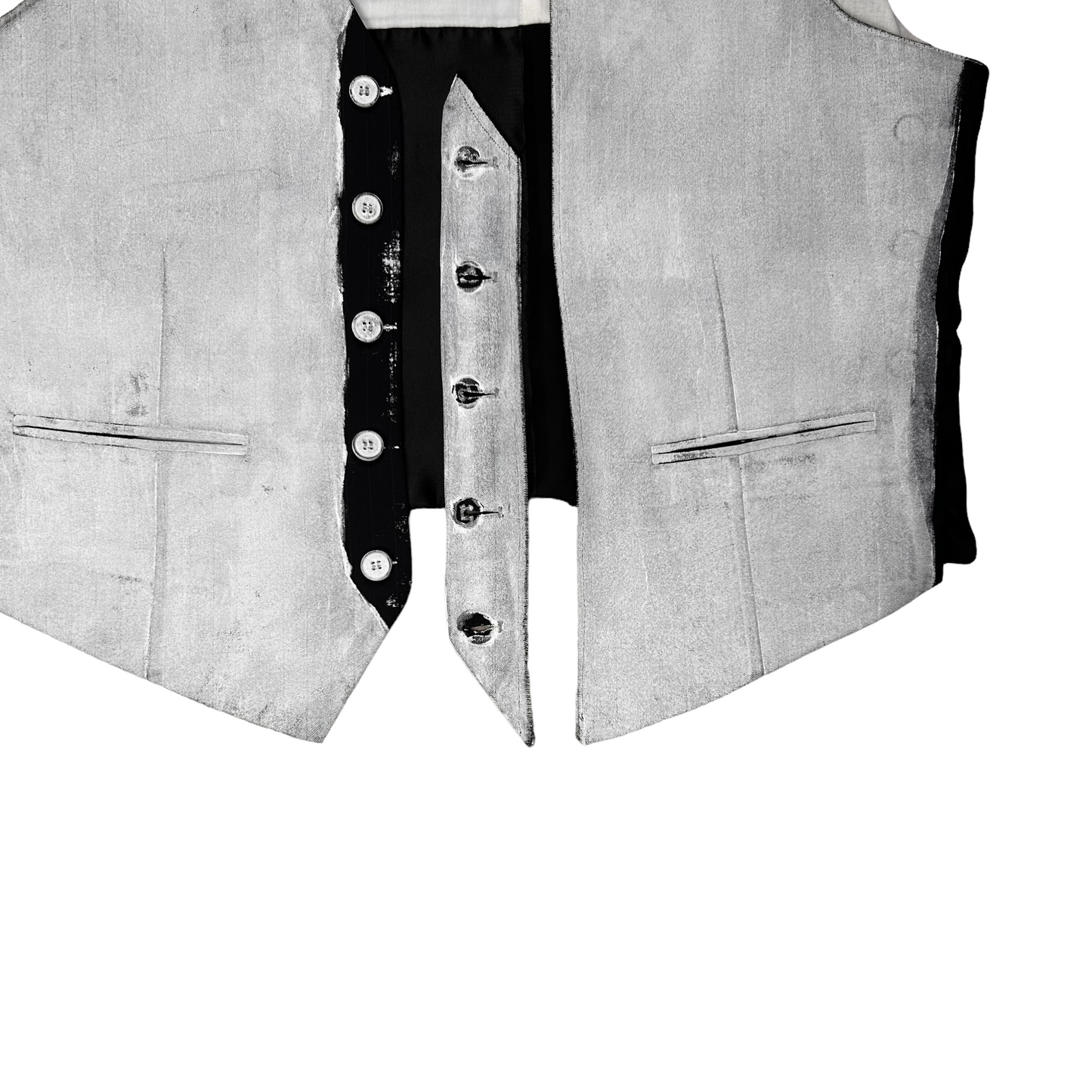 Maison Martin Margiela x H&M Painted Waistcoat - AW12