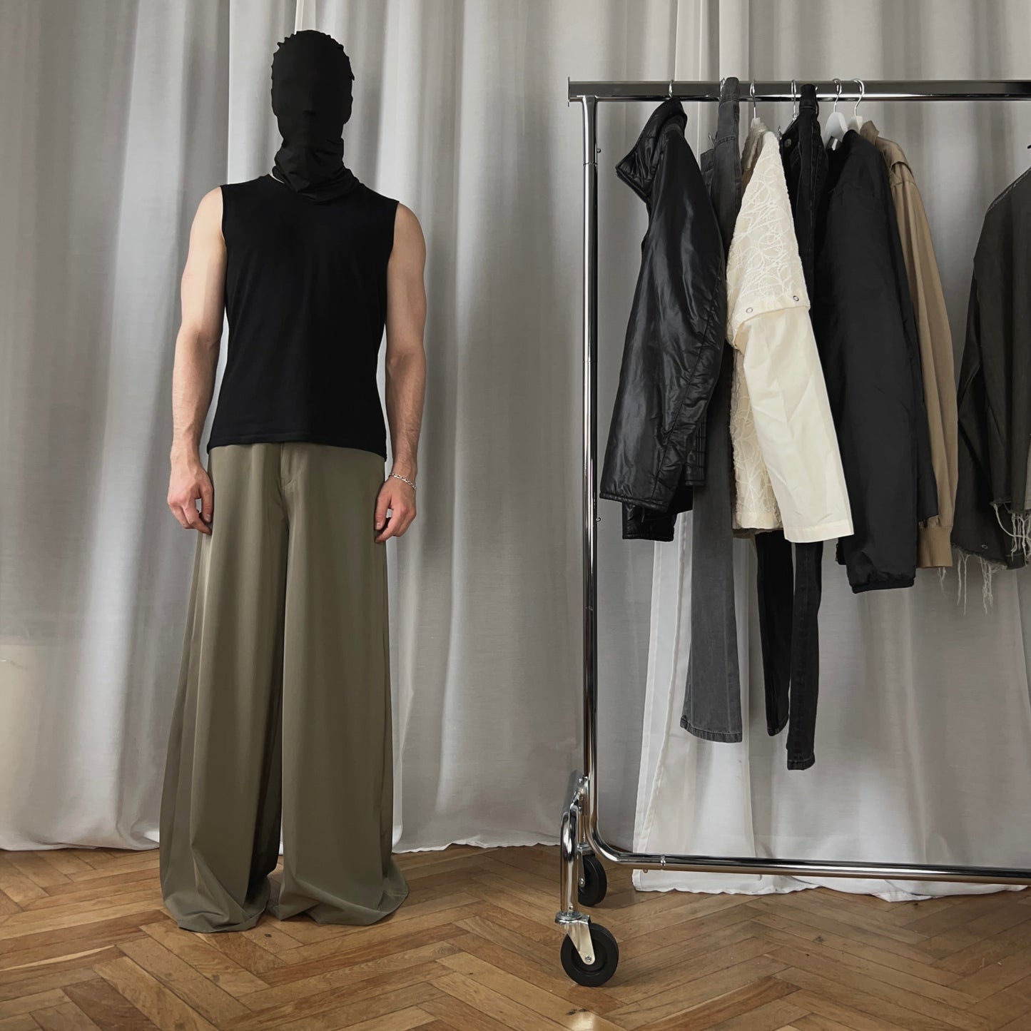 MM6 Maison Margiela Wide Jumbo Trousers - SS22