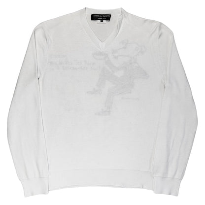 Comme Des Garcons Homme Plus Alexander Stadler V-Neck Sweater - SS04