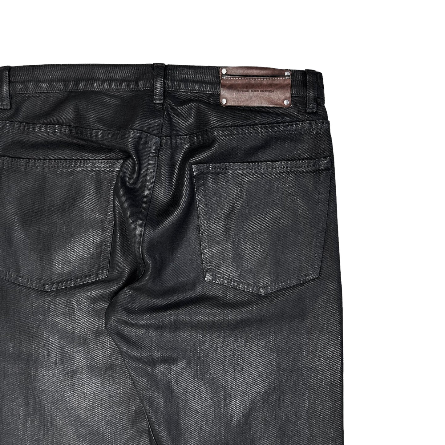 Dries Van Noten Waxed Penda Jeans - SS22