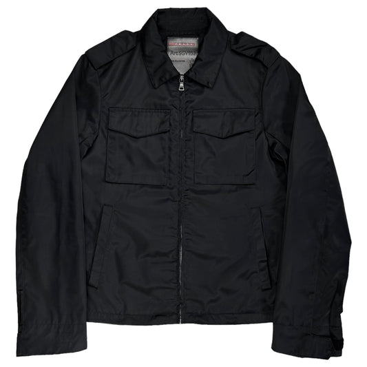 Prada Cropped Technical Work Jacket