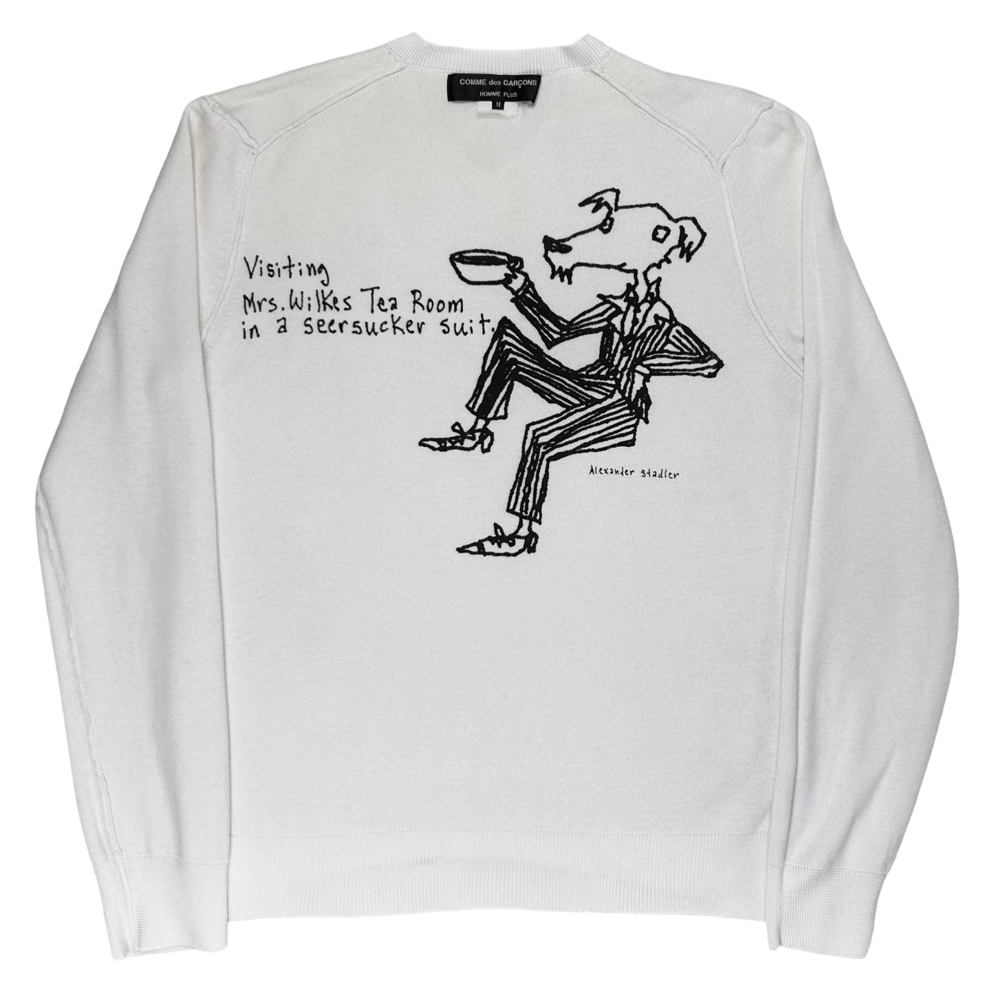 Comme Des Garcons Homme Plus Alexander Stadler V-Neck Sweater - SS04