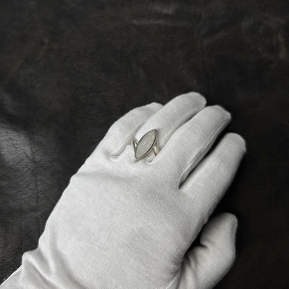 Arched Moonstone Ring